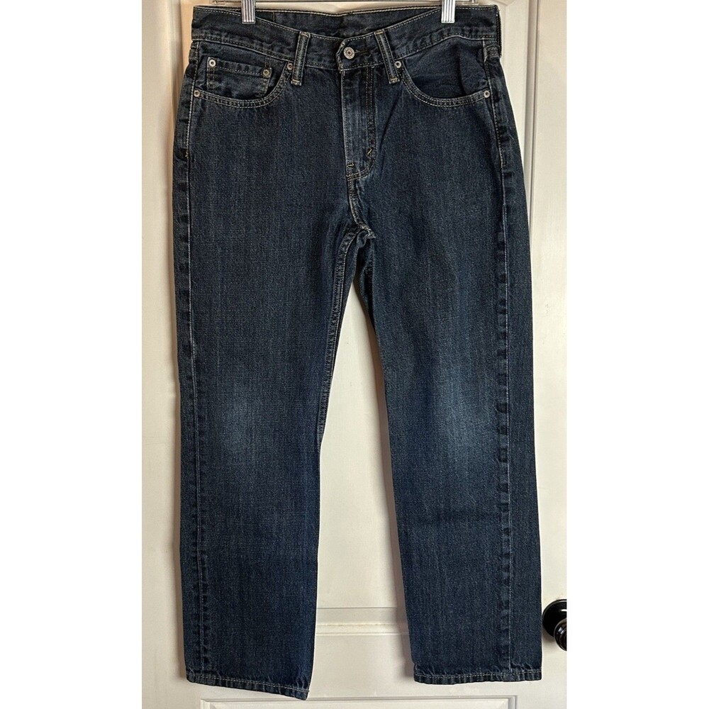 Levis 514 Straight Leg Regular Fit Jeans Blue Denim Medium Wash Men’s 32 x 30